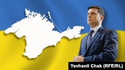 Президент Украины Владимир Зеленский. Архивный коллаж